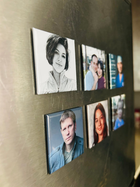 Custom Photo Magnets Set of 6