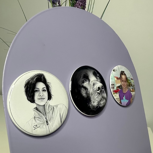 Round  2.25" Custom Photo Magnets