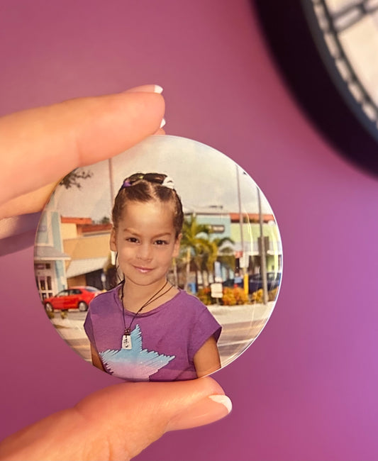 Custom Round 2.25" Photo Magnets