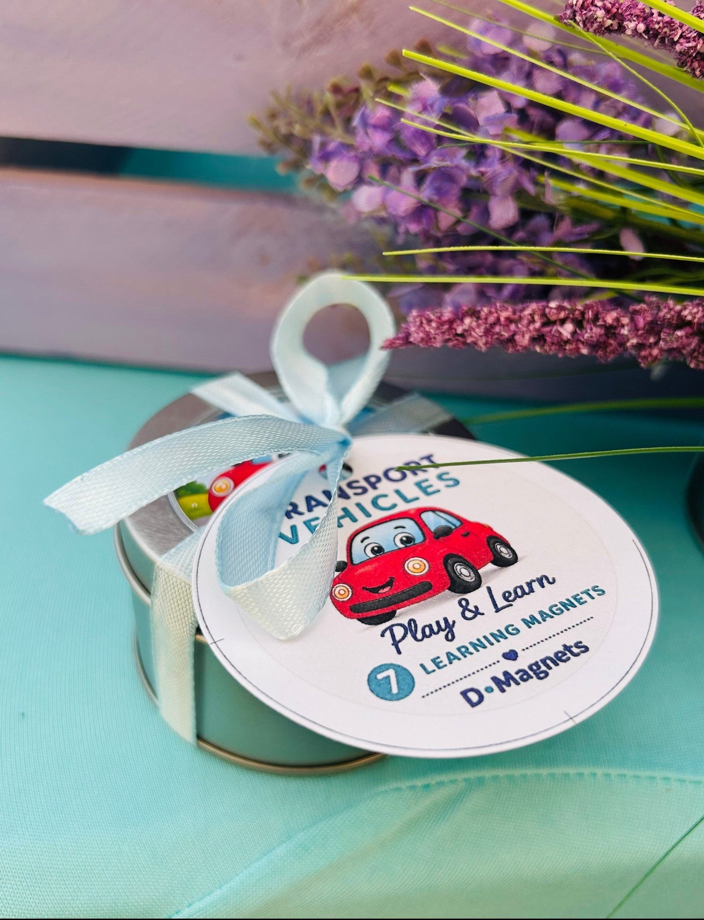 Transport Magnets for Kids | Set of 7