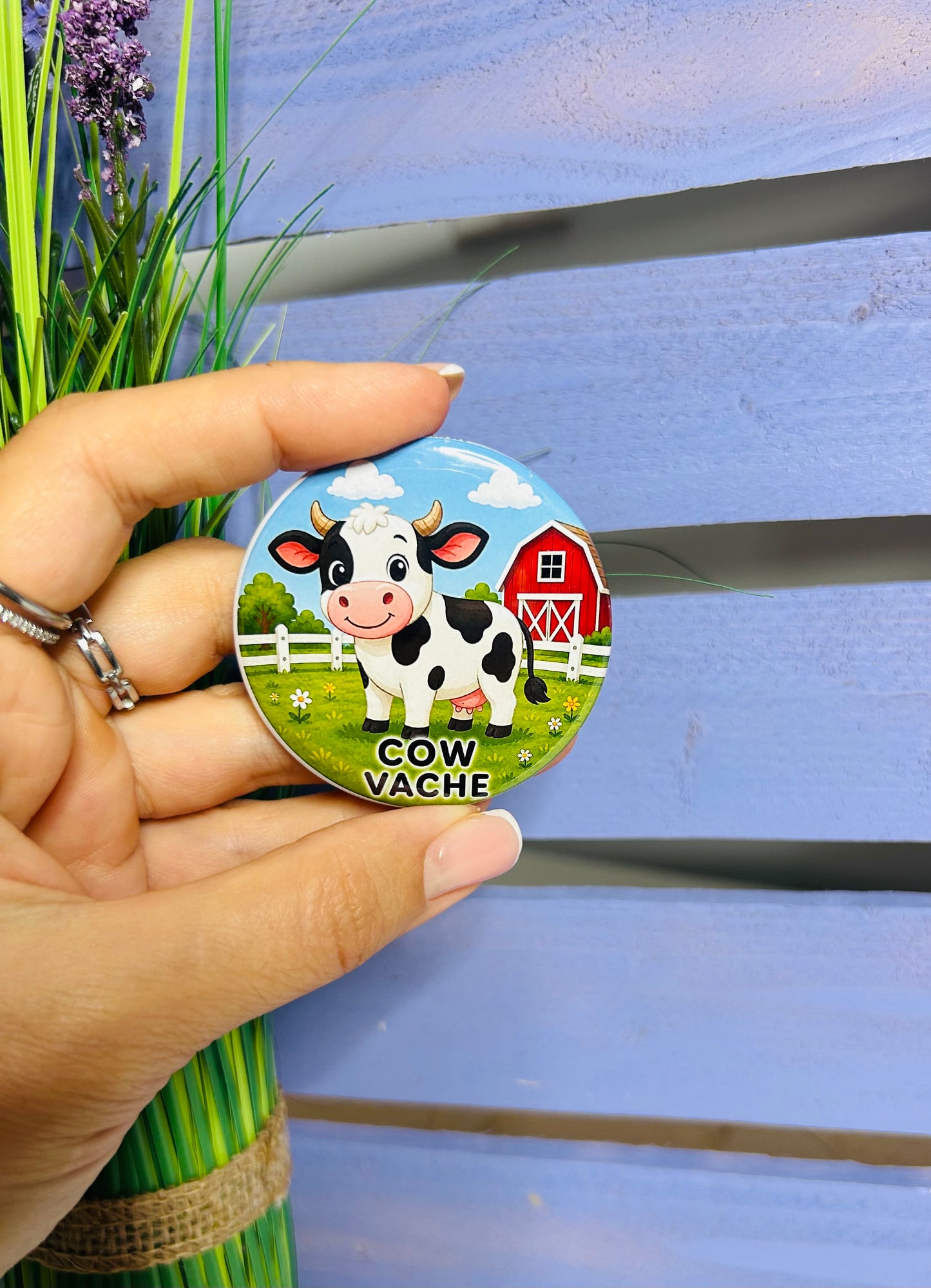 Farm Animals Magnets for kids | Set of 7
