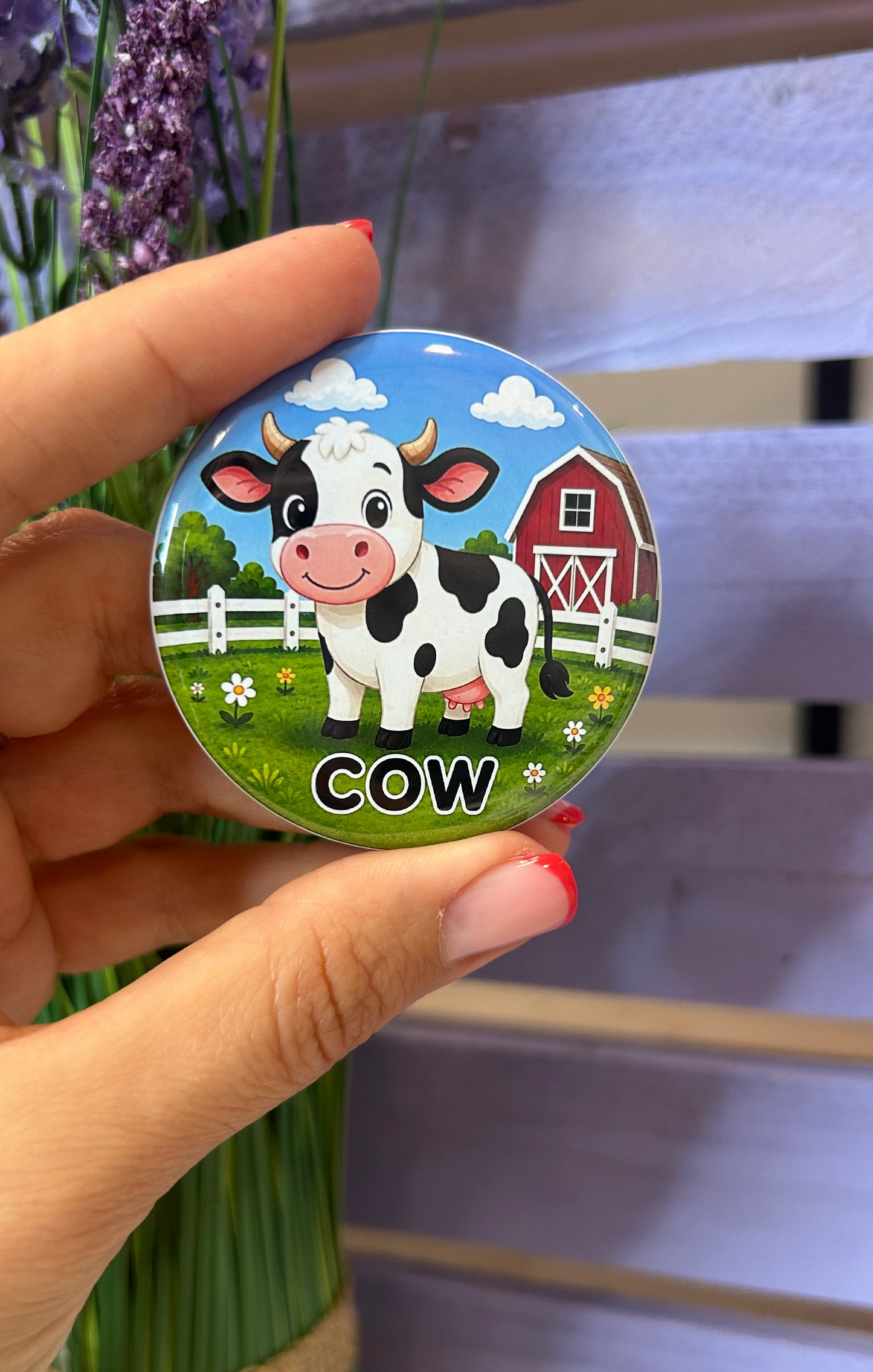 Farm Animals Magnets for kids | Set of 7