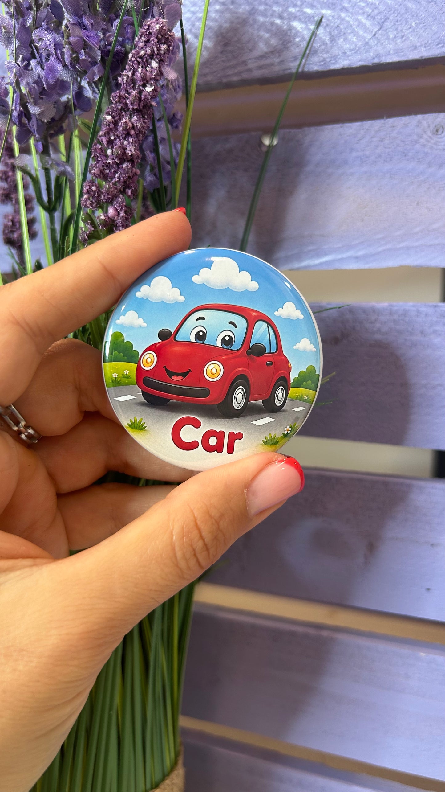 Transport Magnets for Kids | Set of 7