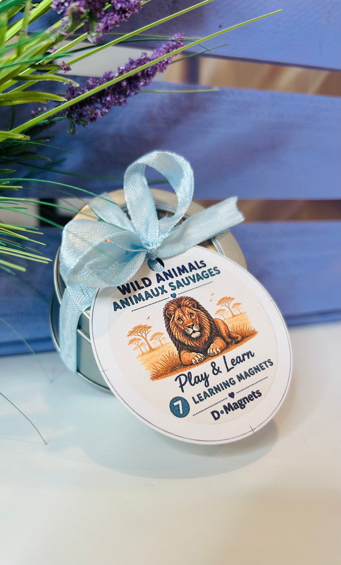 Wild Animals Magnets for kids | Set of 7