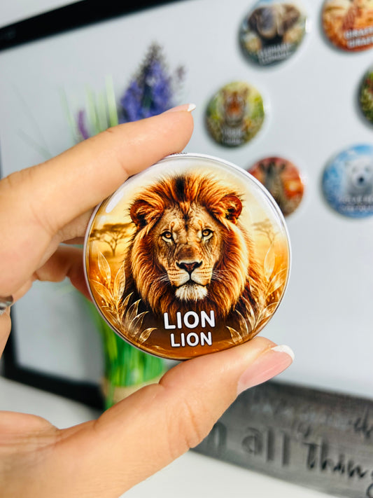 Wild Animals Magnets for kids | Set of 7