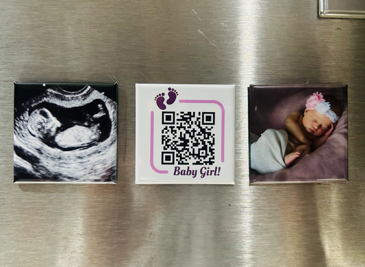 Memory Trio Magnets – 2 Photo Magnets + 1 QR Sound Magnet